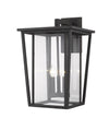Seoul 3 Light Outdoor Wall Sconce in Oil Rubbed Bronze Finish