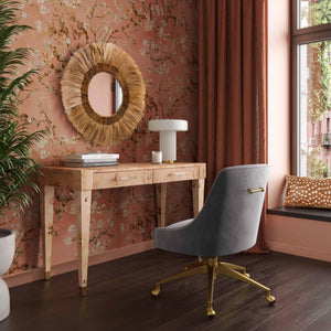 Brandyss Natural Burl Work Desk