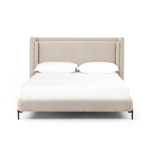 Dobson Bed In Perin Oatmeal In Queen