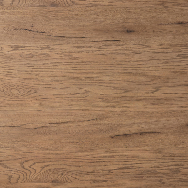 Olexey Oval Dining Table in Rubbed Light