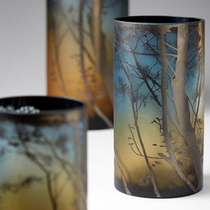 Miombo Vase in Green and Blue