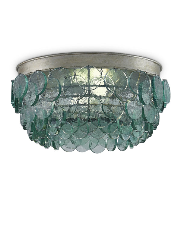 Braithwell Flush Mount In Silver Leaf
