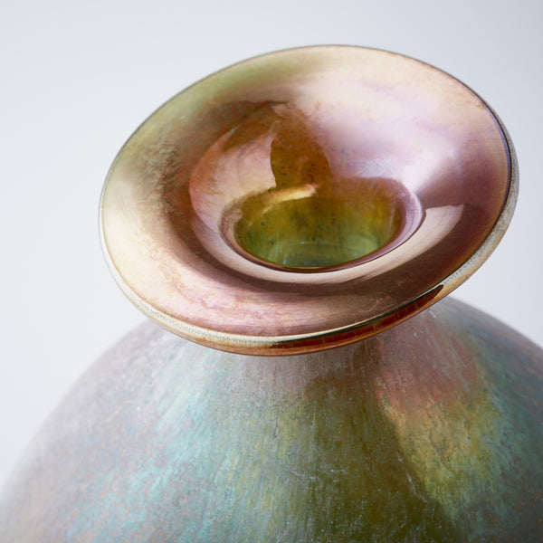 Sea Of Dreams Vase in Turquoise and Scavo