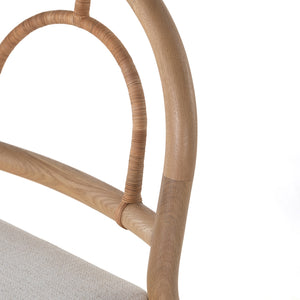 Pace Dining Chair In Burnished Oak