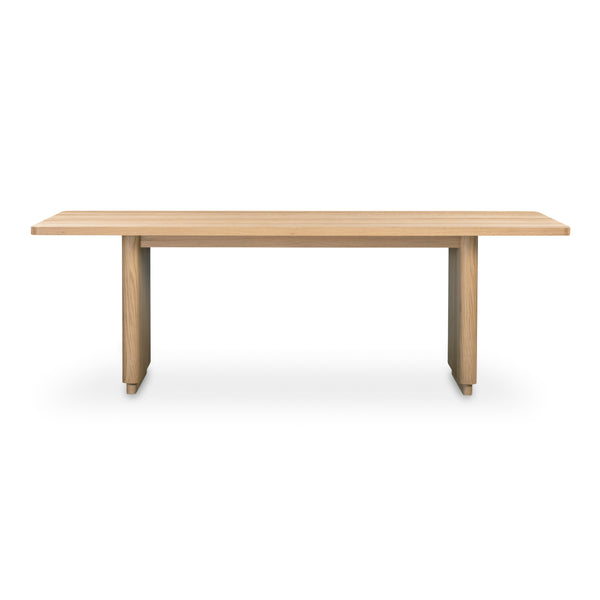 Moe's Round Off Small Dining Table in Natural Oak