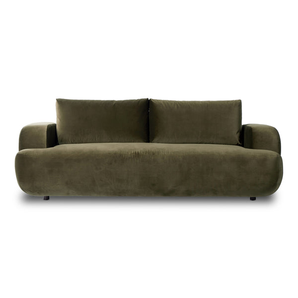 Benito Sofa In 90" In Surrey Olive