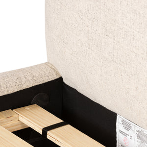 Aidan Bed In Plushtone Linen In Queen