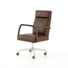 Bryson Traditional Desk Chair-Havana Brown