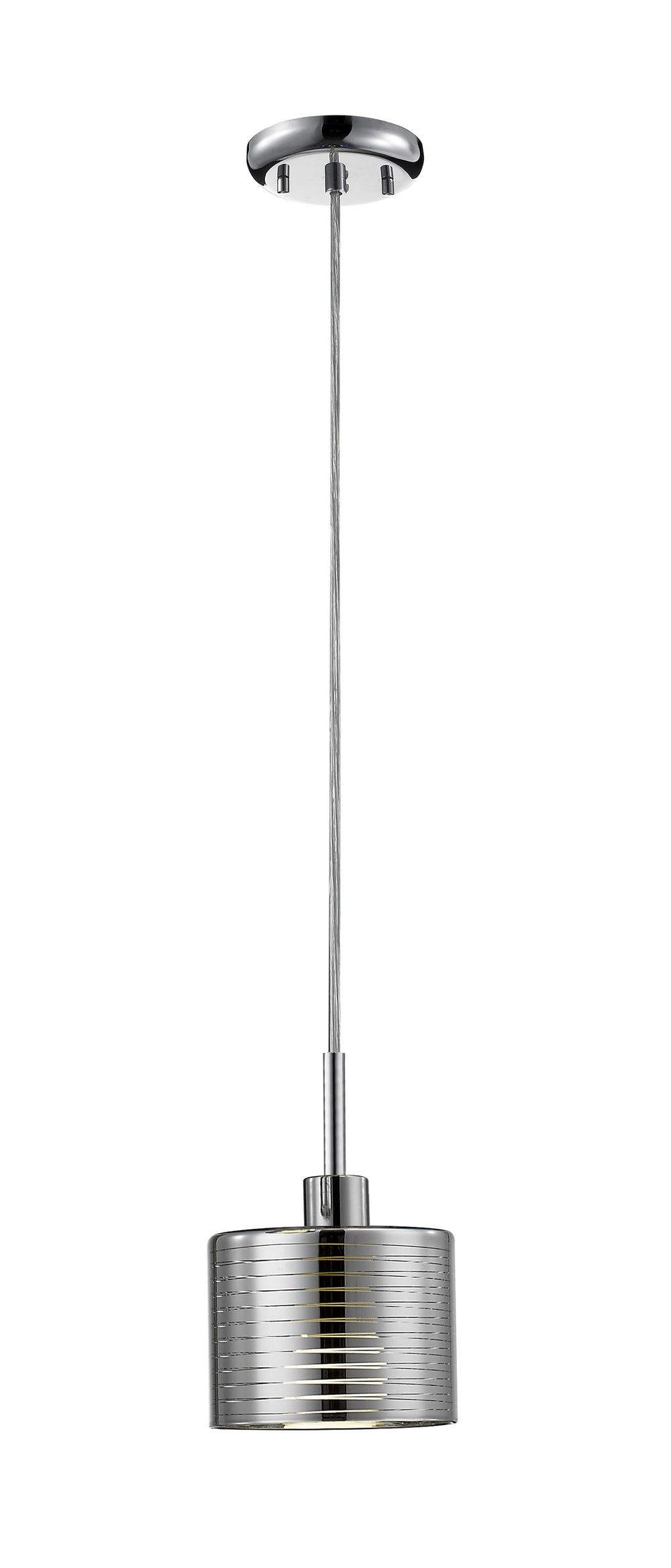 Sempter 1 Light Pendant in Chrome  Finish