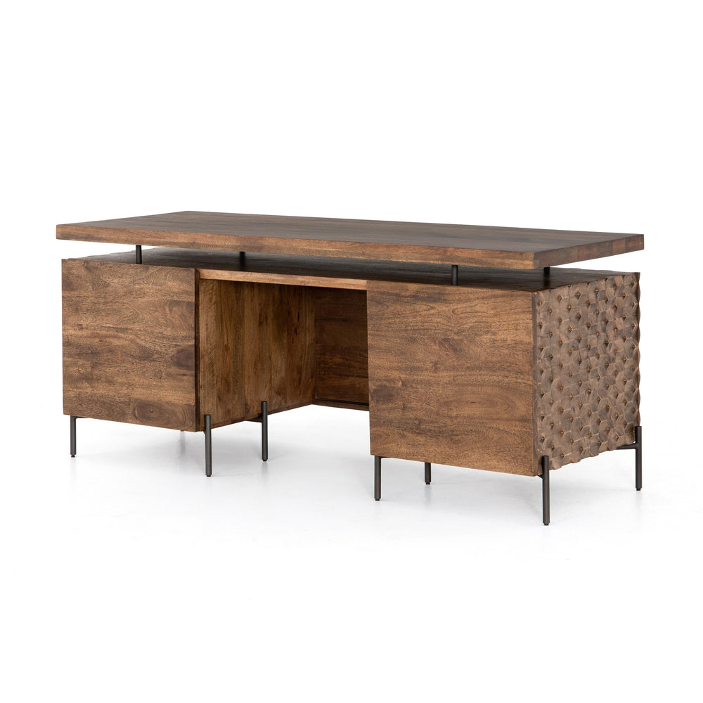 Raffael Desk In Antique Brown