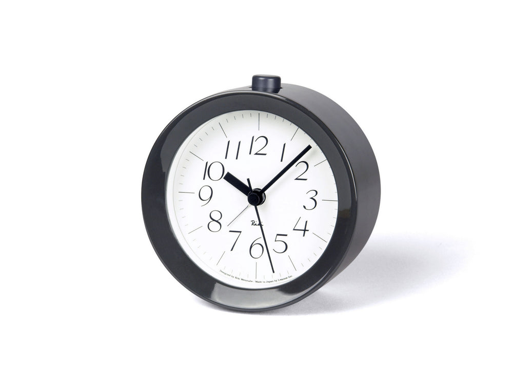 Riki Alarm Clock - Gray Glossy