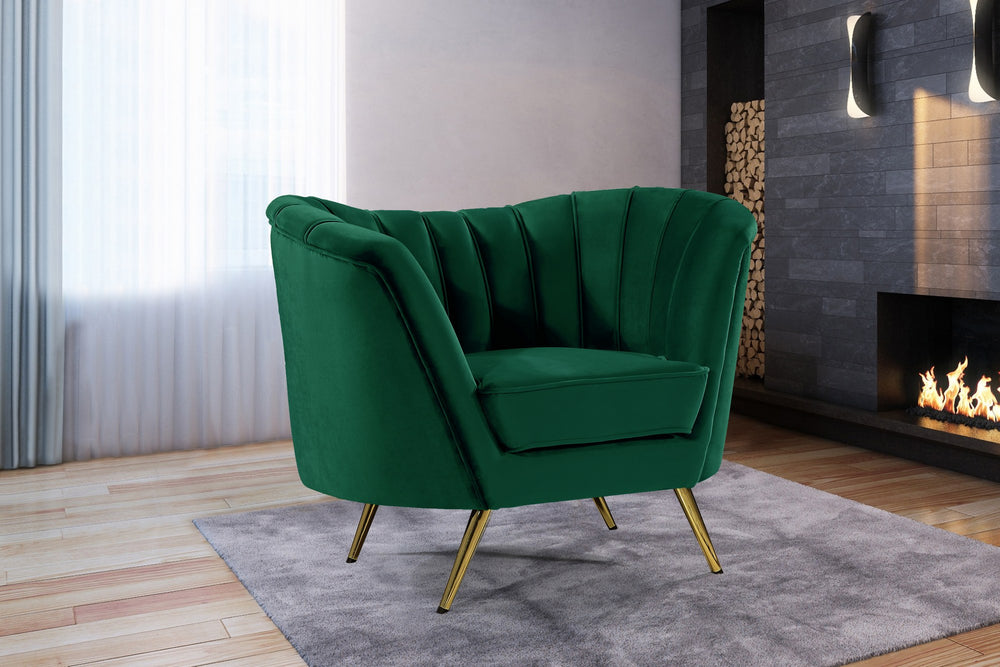 Josefina Chair In Green Velvet