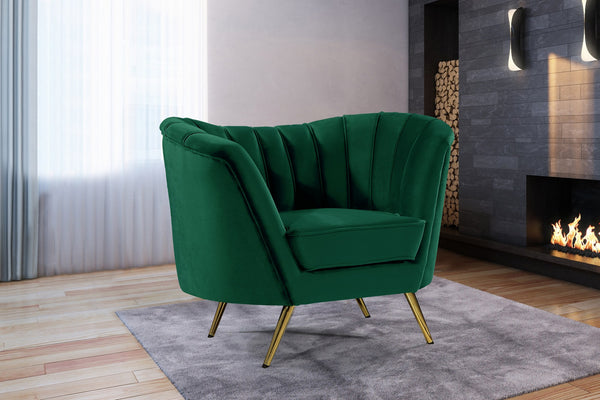 Josefina Chair In Green Velvet