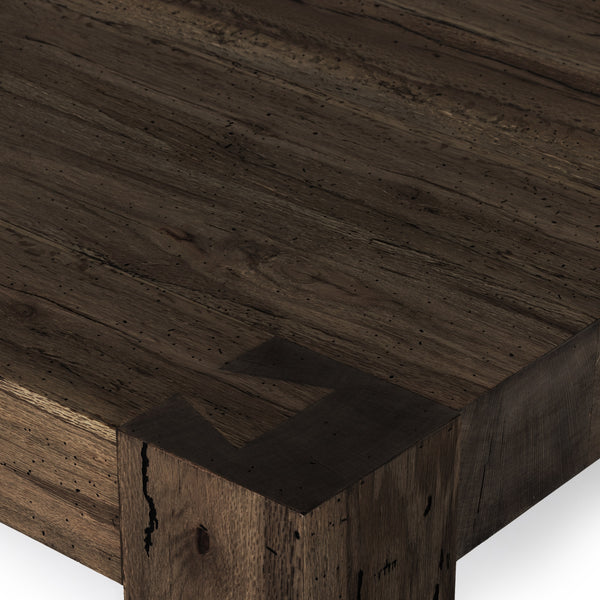 Abaso Coffee Table In Ebony Rustic