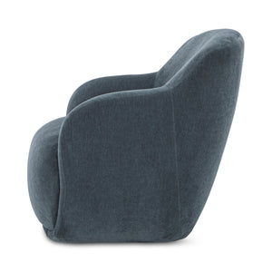 Moe's Stevie Lounge Chair in Slate Blue