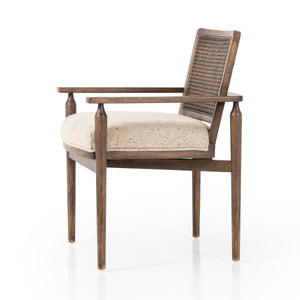 Xavier Dining Armchair In Hasselt Taupe