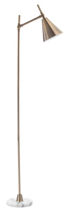 Kennedy Iron Floor Lamp, Brass