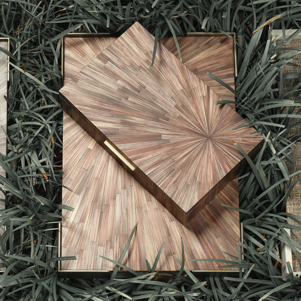 Palm Marquetry Decorative Box
