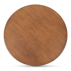 Charles Dining Table with Pine Veneer in Brown