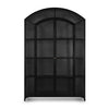 Belmont Wide Metal Cabinet In Black