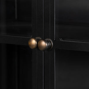 Shadow Box Cabinet In Black