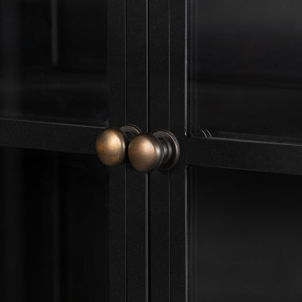 Shadow Box Cabinet In Black