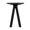 Rodrigo Solid Wood Round Bar Table - Black