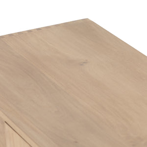Isador Media Console In Dry Wash Poplar