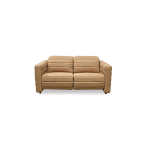 Moe's Juno Power Recliner Sofa in Tan Leather