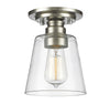 Annora  1 Light Flush Mount in Brushed Nickel Finish