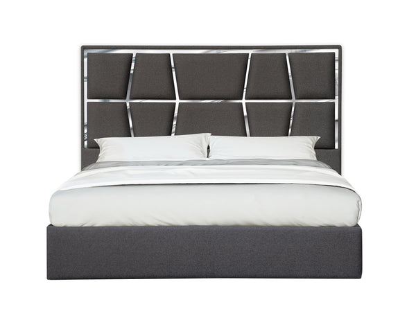 Degas King Bed in Charcoal
