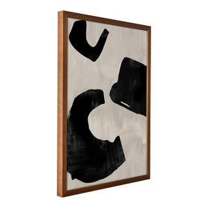 Wells 2 Framed Painting with Solid Pine Frame