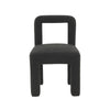 Hazel Black Boucle Dining Chair