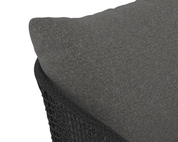 CAPRI DINING ARMCHAIR - NATURAL - GRACEBAY GREY