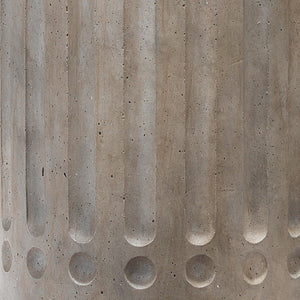 Annex Cement Table Lamp with Linen Shade