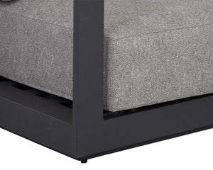 TAVIRA SOFA - CHARCOAL - LANIKAI SALT AND PEPPER