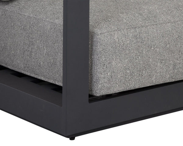 TAVIRA SOFA - CHARCOAL - LANIKAI SALT AND PEPPER