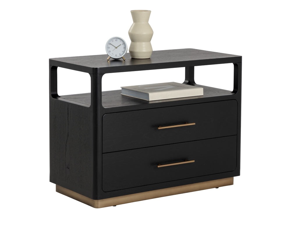 DANETTE NIGHTSTAND - BLACK
