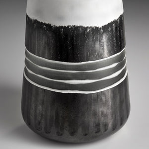 Borneo Vase in Black and White