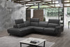 Rayan Slate Grey Sectional in Left Facing