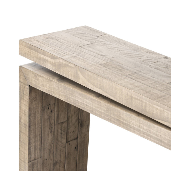 Matthes Large Console Table - Weathered Wheat