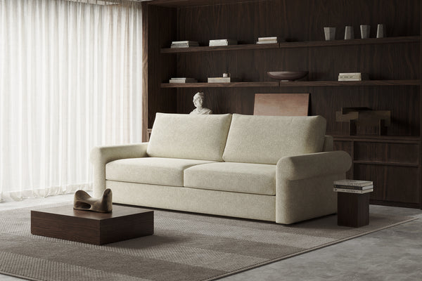 VILANDER SOFA BED, ROLL ARMS, 57"X79"