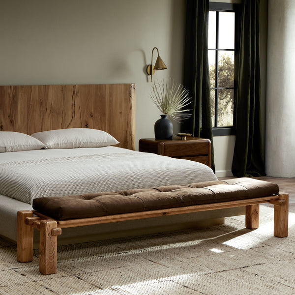 Marcia Accent Bench in French Oak