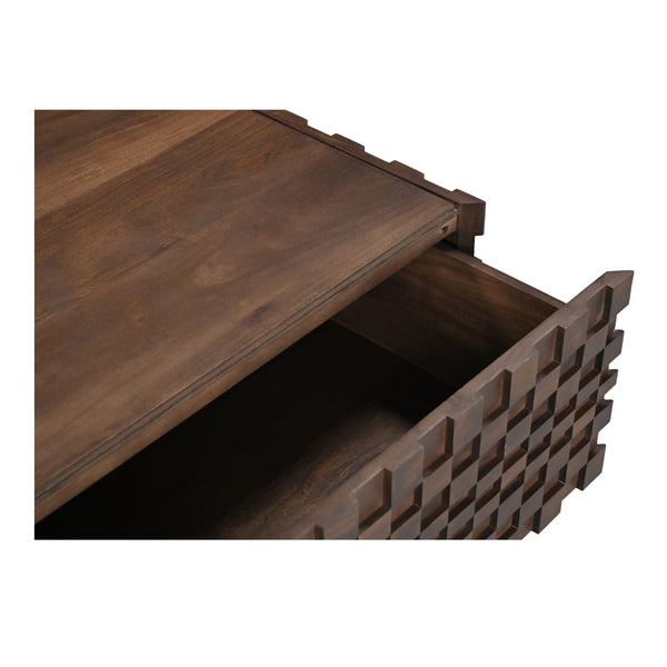 Easton Storage Coffee Table in Brown Wood
