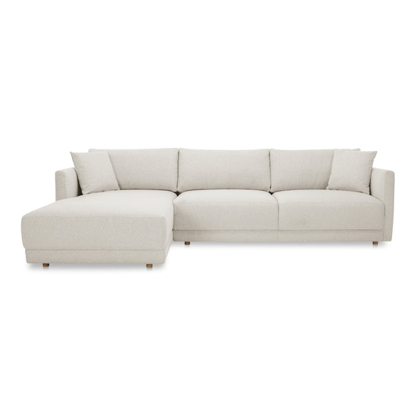 Moe's Bryn Sectional Left Oyster Beige
