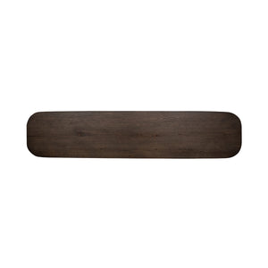 Tiber Solid Wood Console Table - Toasted Brown