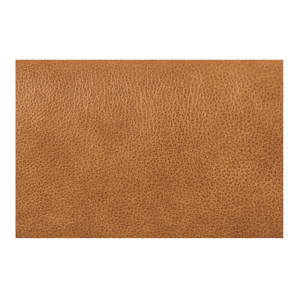Devlin Lounge Chair in Tan Leather with Ash Legs