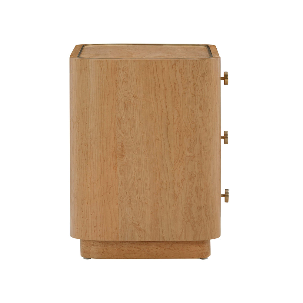 Abigail Natural Acacia Nightstand