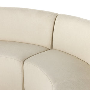Sanda Dining Banquette In Kerbey Ivory