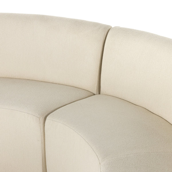 Sanda Dining Banquette In Kerbey Ivory